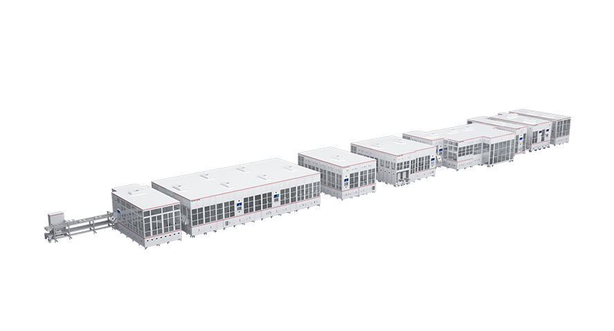 Automatic assembly line for aluminum can batteries Automatic assembly line for aluminum can batteries