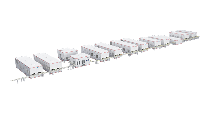 Automatic assembly line for cylindrical batteries Automatic assembly line for cylindrical batteries